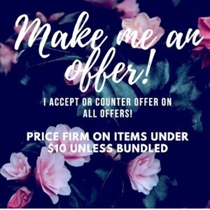 I accept or counter offer on ALL offers!